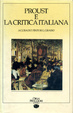 Cover of Proust e la critica italiana