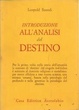 Cover of Introduzione all'analisi del destino