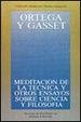Cover of Meditación de la Técnica y otros ensayos sobre Ciencia y Filosofía