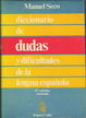 Cover of Diccionario de dudas y dificultades de la lengua española