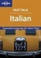 Cover of "Lonely Planet Fast Talk Italian"
