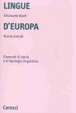 Cover of Lingue d'Europa