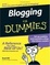 Cover of Blogging For Dummies