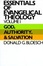Cover of "Essentials of Evangelical Theology, Volume 1"