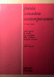 Cover of Poesia canadese contemporanea di lingua inglese