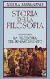Cover of La filosofia del Rinascimento