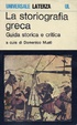 Cover of La storiografia greca