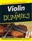 Cover of Violin For Dummies
