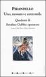 Cover of Uno, nessuno e centomila-Quaderni di Serafino Gubbio operatore