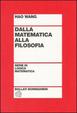 Cover of Dalla matematica alla filosofia