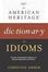 Cover of 'The American Heritage Dictionary of Idioms'