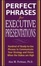 Cover of 'Perfect Phrases for Executive Presentations'
