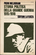 Cover of Storia politica della Grande guerra