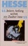 Cover of "Jedem Anfang wohnt ein Zauber inne. Lebensstufen."