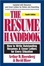 Cover of 'The Resume Handbook'