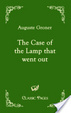 Cover of The Case of the Lamp that Went Out