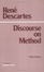 Cover of "Discourse on the Method for Conducting One's Reason Well and for Seeking Truth in the Sciences"