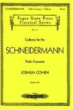 Cadenza for the Schneidermann Violin Concerto (Fugue State Press Classical)