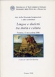 Cover of Lingua e dialetti tra storia e cultura