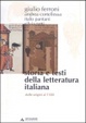 Cover of Storia e testi della letteratura italiana