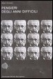 Cover of Pensieri degli anni difficili