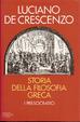 Cover of Storia della filosofia greca