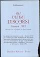 Cover of Gli ultimi discorsi: Saanen 1985