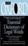 Cover of "The Oxford Essential Dictionary of Legal Words"