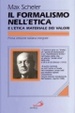 Cover of Il formalismo nell'etica e l'etica materiale dei valori