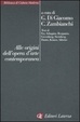 Cover of Alle origini dell'opera d'arte contemporanea