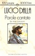 Cover of Parole cantate