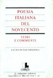 Cover of Poesia italiana del Novecento