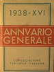 Cover of Annuario generale 1938