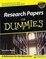 Cover of "Research Papers for Dummies"