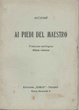 Cover of Ai piedi del maestro
