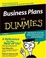 Cover of Business Plans For Dummies