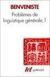 Cover of Problèmes de linguistique générale, tome 1