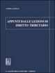 Cover of Appunti dalle lezioni di diritto tributario
