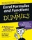 Cover of 'Excel Formulas and Functions For Dummies'
