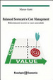 Cover of Balanced scorecard e cost management. Riferimenti teorici e casi aziendali