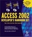 Cover of "Access 2002 Developer's Handbook Set"