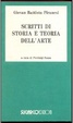 Cover of Scritti de storia e teoria dell'arte