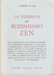Cover of La filosofia del buddhismo zen