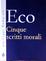 Cover of Cinque scritti morali