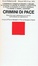 Cover of "Crimini di pace"