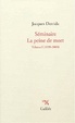 Cover of Séminaire: La peine de mort, Volume 1