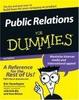 Cover of Public Relations For Dummies