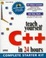 Cover of Teach Yourself C++ in 24 Hours
