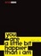 Cover of you are a little bit happier than i am
