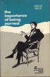 Cover of The importance of being Earnest